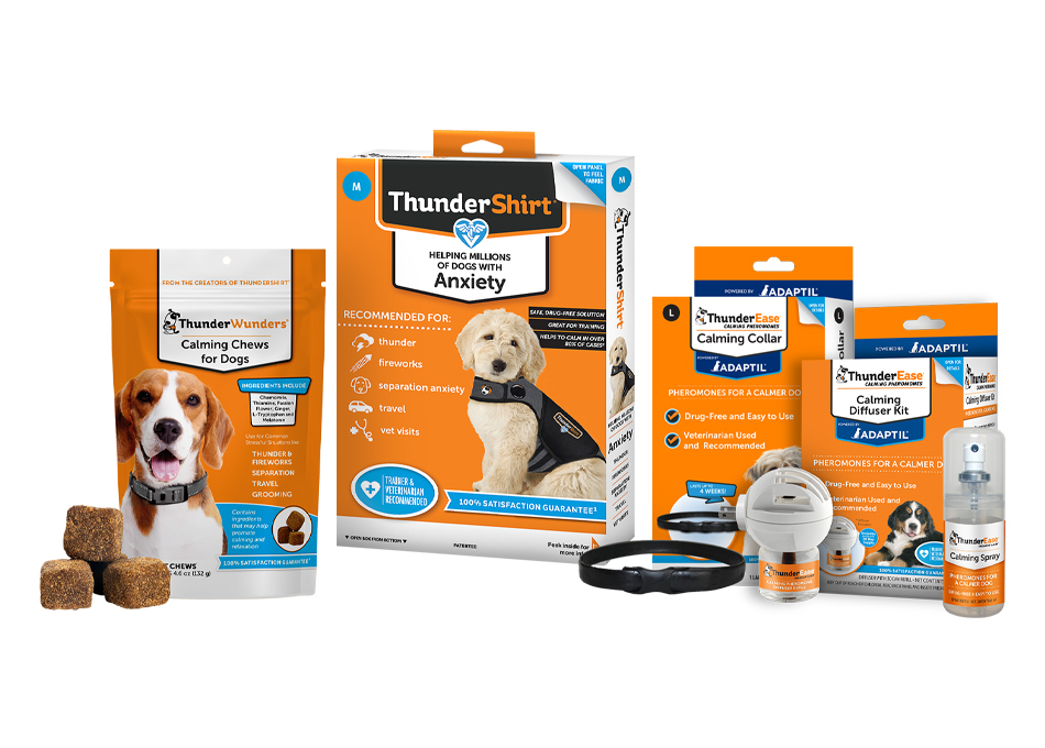 ThunderShirt, ThunderEase, ThunderWunders Product images